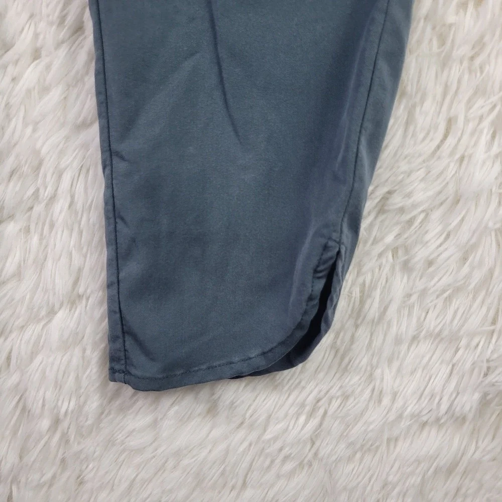 Marine Layer Allison Pant Teal Green Modal Blend Tapered Tulip Hem Small